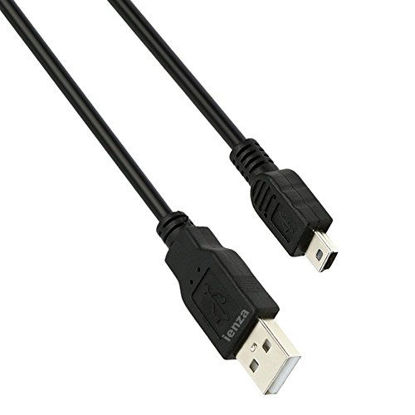 Picture of USB Power and Data Cable for Texas Instruments Calculators, TI-84 Plus, TI-84 Plus C Silver Edition, TI 89 Titanium, TI Nspire CX/TI Nspire CX CAS Graphing Calculators