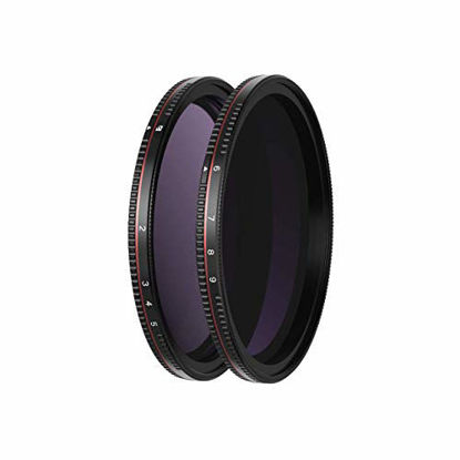 Picture of Freewell 67mm Threaded Hard Stop Variable ND Filter All Day 2 to 5 Stop & 6 to 9 Stop - 2Pack