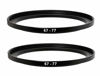 Picture of (2 Packs) 67-77MM Step-Up Ring Adapter, 67mm to 77mm Step Up Filter Ring, 67mm Male 77mm Female Stepping Up Ring for DSLR Camera Lens and ND UV CPL Infrared Filters