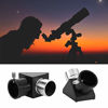 Picture of 1.25" 90 Degree Diagonal Adapter Erecting Image Positive Prism Optic Mirror for Telescope Eyepiece Accessories