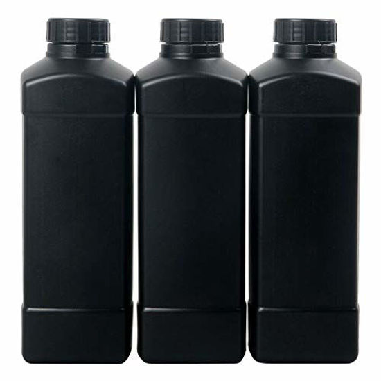 GetUSCart 3 PCS Dark Room 1000CC Darkroom Chemical Developer Storage Bottles Plastic 1L Film