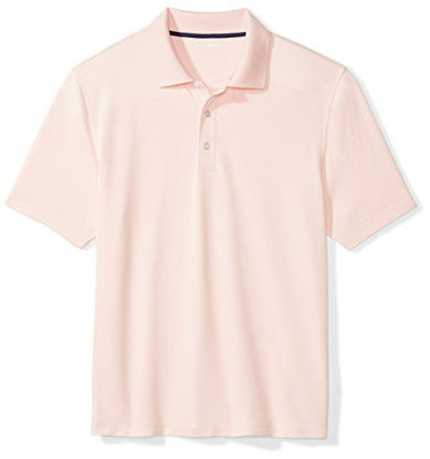 Picture of Amazon Essentials Men's Regular-Fit Quick-Dry Golf Polo Shirt, light pink, X-Large