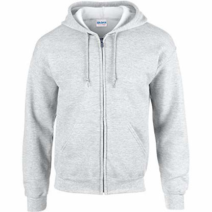 Picture of Gildan Adult Heavy Blend Full-Zip Hooded Sweatshirt (Ash) (2X-Large)
