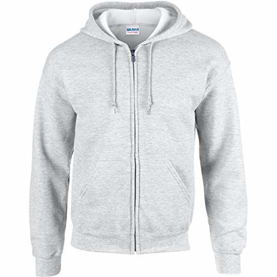 Picture of Gildan Adult Heavy Blend Full-Zip Hooded Sweatshirt (Ash) (2X-Large)