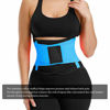 Picture of VENUZOR Waist Trainer Belt for Women - Waist Cincher Trimmer - Slimming Body Shaper Belt - Sport Girdle Belt (UP Graded) (Z1-Sky Blue, M)