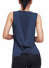 Picture of Mippo Workout Tank Tops for Women Workout Shirts Yoga Tops Tie Back Running Athletic Tank Tops Loose fit Muscle Tank Sleeveless Summer Activewear Gym Tops Workout Clothes for Women Navy Blue XL