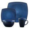Picture of Gibson Elite Soho Lounge Reactive Glaze Stoneware Dinnerware set, Bella, Blue