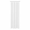 Picture of Small Stall Shower Curtain Liner Fabric 32 x 72 inch Narrow Size, Hotel Quality, Washable, Water Repellent, White Bathroom Curtains with Grommets, 32x72