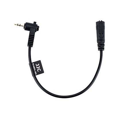 Picture of JJC 3.5mm Female Mic Jack to 2.5mm Male Mic Jack Microphone Cable Adapter for Fuji Fujifilm X-T30 X-T20 X-T10 X-PRO3 X-T100 X100V X100F X100T X-PRO2 X-T1 X-E3 X-E2S X-E2 X-E1 XF10 Camera