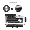 Picture of SOONSUN Side Open Protective Skeleton Housing Case with LCD Touch Backdoor for GoPro Hero 4, Hero 3+, Hero 3 Camera - Transparent Clear