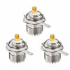 Picture of wlaniot SO239 Bulkhead Connector UHF Female Nut Bulkhead Handle Deck Clip Solder Cup Panel Mount Straight Connector 3pcs