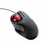 Picture of ELECOM Wired Finger-operated Large size Trackball Mouse 8-Button Function with Smooth Tracking, Precision Optical Gaming Sensor (M-HT1URBK)