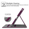 Picture of Fintie Case for iPad 9.7 2018 2017 / iPad Air 2 / iPad Air 1 - [Corner Protection] Multi-Angle Viewing Folio Cover w/Pocket, Auto Wake/Sleep for iPad 6th / 5th Generation, Purple