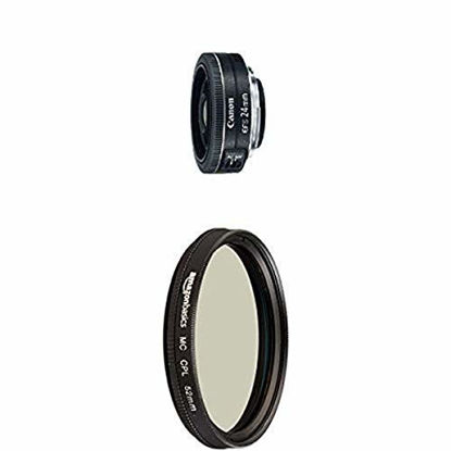 Picture of Canon EF-S 24mm f/2.8 STM Lens with Circular Polarizer Lens