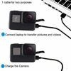 Picture of Suptig Charging Cable Type-C Charging Cable 2 Pack Compatible for Gopro Hero 9 Hero 8 Hero 7 Black Gopro Max Hero 7 Silver Hero 7 White Hero 6 Black Gopro Hero 5 Black Hero5 Session Hero 2018 (Black)