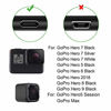 Picture of Suptig Charging Cable Type-C Charging Cable 2 Pack Compatible for Gopro Hero 9 Hero 8 Hero 7 Black Gopro Max Hero 7 Silver Hero 7 White Hero 6 Black Gopro Hero 5 Black Hero5 Session Hero 2018 (Black)