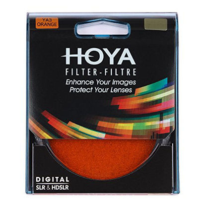Picture of Hoya 77 mm HMC YA3 Round Filter - Orange