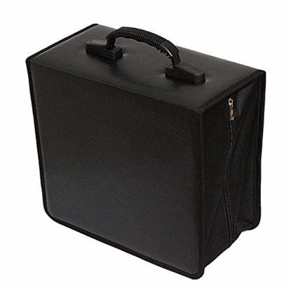 Picture of Penlonda Disc CD DVD Bluray Storage Holder Solution Binder Sleeves Carrying Case((400 Capacity))