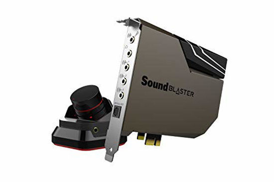 Picture of Creative Sound Blaster AE-7 Hi-Res Internal PCIe Sound Card, Quad-Core Processor, 127dB DNR ESS SABRE-class 9018 DAC, Xamp Discrete Custom Bi-amp, Discrete 5.1/Virtual 7.1, Dolby, DTS Encoding (Black)