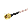Picture of Bingfu 4G LTE Antenna Adapter Splitter Cable SMA Female to Dual SMA Male Cable 15cm 6 inch Compatible with 4G LTE Wireless Router CPE Hotspot Cellular Gateway Industrial IoT Router Mobile Modem