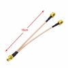 Picture of Bingfu 4G LTE Antenna Adapter Splitter Cable SMA Female to Dual SMA Male Cable 15cm 6 inch Compatible with 4G LTE Wireless Router CPE Hotspot Cellular Gateway Industrial IoT Router Mobile Modem