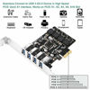 Picture of FebSmart PCIE 4-Ports Super Fast 5Gbps USB 3.0 Expansion Card for Windows Server XP Vista 7 8 8.1 10 (32/64bit) Desktop PC-Build in Self-Powered Technology-No Need Additional Power Supply (FS-U4L-Pro)