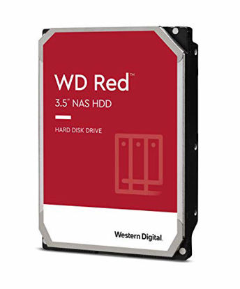 Picture of Western Digital 4TB WD Red NAS Internal Hard Drive - 5400 RPM Class, SATA 6 Gb/s, SMR, 256MB Cache, 3.5" - WD40EFAX