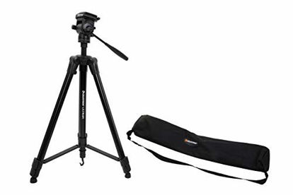 Picture of Celestron Ultima Pan Tilt Head Tripod - Excellent Choice for a Spotting Scope, Binocular or Camera (93612)