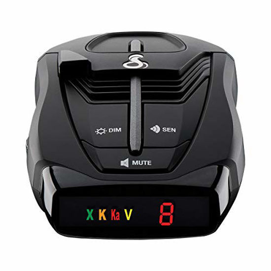 Picture of Cobra RAD 380 Laser Radar Detector - Long Range Detection, LaserEye Front and Rear Detection, IVT Filtering, Updateable Software, Adjustable Sensitivity, Digital Signal Processing, Black