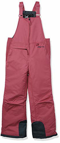 Picture of Arctix Kids Insulated Snow Bib Overalls, Fuchsia, Medium Husky