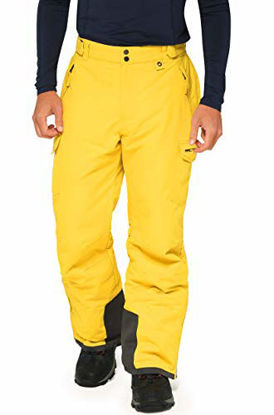 Picture of Arctix Men's Snow Sports Cargo Pants, Bamboo Yellow, 3X-Large (48-50W 30L)