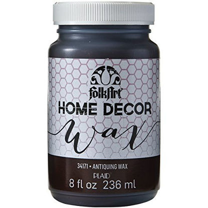Picture of FolkArt Home Decor Chalk Furniture & Craft Paint in Assorted Colors, 8 ounce, Antique Wax