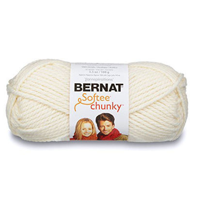 Picture of Bernat Softee Chunky Yarn, 3.5 Oz, Gauge 6 Super Bulky, Natural
