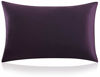 Picture of ZIMASILK 100% Mulberry Silk Pillowcase for Hair and Skin Health,Both Sides 19 Momme Silk,1pc (King 20''x36'', Eggplant Purple)