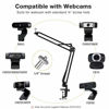 Picture of InnoGear Webcam Stand, Suspension Boom Scissor Arm Stand for Logitech Webcam BRIO C920 C920S C922 C922x C925e C930 C930e, 1/4"-3/8" and 3/8"-5/8" Screw for Blue Yeti Snowball Yeti Nano and Other Mics