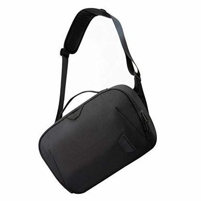 Picture of Camera Bag,BAGSMART SLR DSLR Camera Sling Bag Purse Crossbody Bag with Padded Shoulder Strap Water Resistant Anti-Theft Camera Shoulder Bag for Women Men,Black