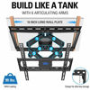 Picture of Mounting Dream UL Listed TV Mount TV Wall Mount with Swivel and Tilt for Most 32-55 Inch TV, Full Motion TV Mount with Articulating Dual Arms, Max VESA 400x400mm, 99 lbs. Loading, 16 inch Studs MD2380