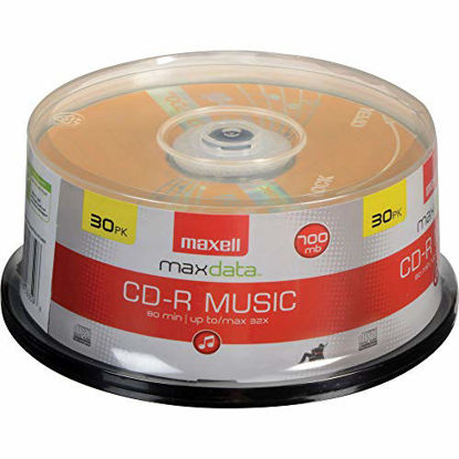 Picture of Maxell 625335 High-Sensitivity Recording Layer Recordable CD (Audio Only) 700mb/80 min