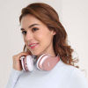 Picture of Bluetooth Over-Ear Headphones, Zihnic Foldable Wireless and Wired Stereo Headset Micro SD/TF, FM for Cell Phone,PC,Soft Earmuffs &Light Weight for Prolonged Waring (Rose Gold)