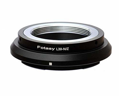 Picture of Fotasy Adjustable Leica M39 Lens to Nikon Z Mount Adapter, M39 Nikon Z Adapter, 39mm Lense Nikon Z Mount Adapter fits Leica M39 Lens & Nikon Z Mirrorless Camera Z5 Z50 Z6 Z7 Z6 II Z7 II