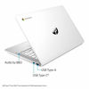 Picture of HP Chromebook 14-inch HD Laptop, Intel Celeron N4000, 4 GB RAM, 32 GB eMMC, Chrome (14a-na0020nr, Ceramic White)