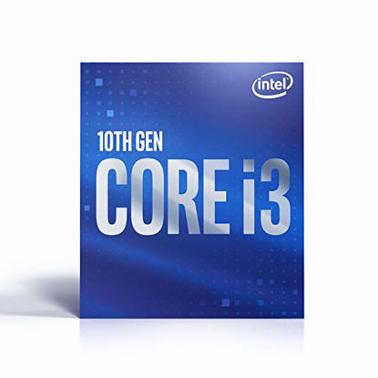 Picture of Intel Core i3-10100 Desktop Processor 4 Cores up to 4.3 GHz  LGA1200 (Intel 400 Series Chipset) 65W, Model Number: BX8070110100