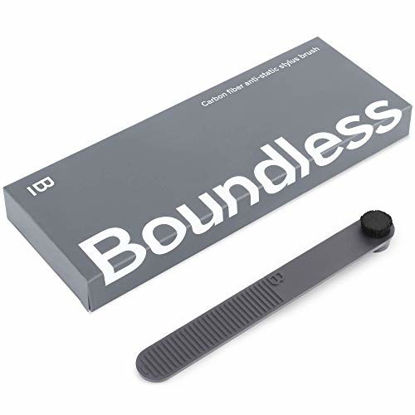 Picture of Boundless Audio Stylus Cleaner Brush - Carbon Fiber Anti-Static Stylus Brush for Turntable Needle Cleaning - Large