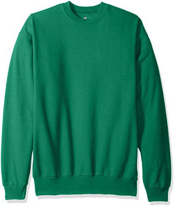 Picture of Hanes Men's EcoSmart Fleece Sweatshirt, Kelly Green, 5XL