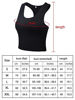 Picture of 4 Pieces Basic Crop Tank Tops Sleeveless Racerback Crop Sport Cotton Top for Women (Black, White, Rose Red, Purple, Medium)