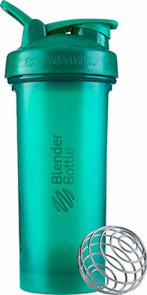 Picture of BlenderBottle Classic V2 Shaker Bottle Perfect for Protein Shakes and Pre Workout, 28-Ounce, Emerald Green