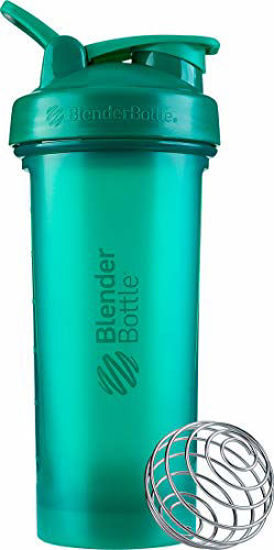 Picture of BlenderBottle Classic V2 Shaker Bottle Perfect for Protein Shakes and Pre Workout, 28-Ounce, Emerald Green