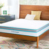 Picture of Linenspa 10 Inch Memory Foam and Innerspring Hybrid Medium Feel-Twin Mattress, White
