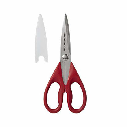 Picture of KitchenAid All Purpose Shears with Protective Sheath, 8.72-Inch, Red