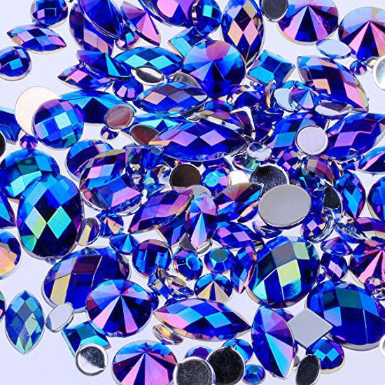 Royal Blue Nail Art Rhinestones Mixed Crystal Jewelry Decoration Charms 3D  Shiny Flatback Gems DIY Manicure Accessories LAP18 - AliExpress